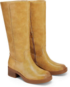 DREAM PAIRS Women's Square Toe Platform Chunky Block Heel Knee High Riding Boots – pair view