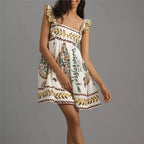 Women's floral print dress for the summer, lightweight and stylish