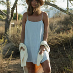 VacationGrabs women's lightweight blue dress for the summer, perfect for casual outings
