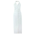 White summer dress for the summer, perfect for beach outings