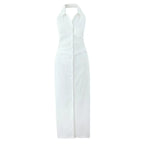 White summer dress for the summer, perfect for beach outings