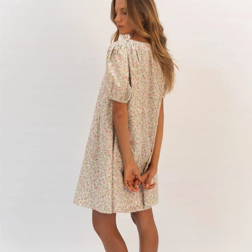 Women's floral mini dress, lightweight cotton, perfect for summer outings