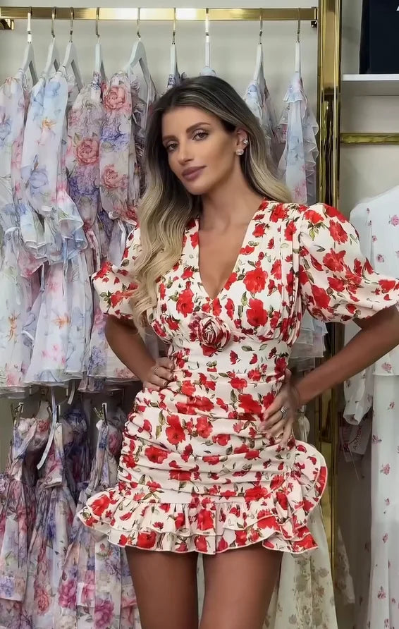 Floral mini dress from VacationGrabs, perfect for summer outings