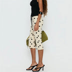 Women's dress polka dot, lightweight fabric, perfect for summer outings