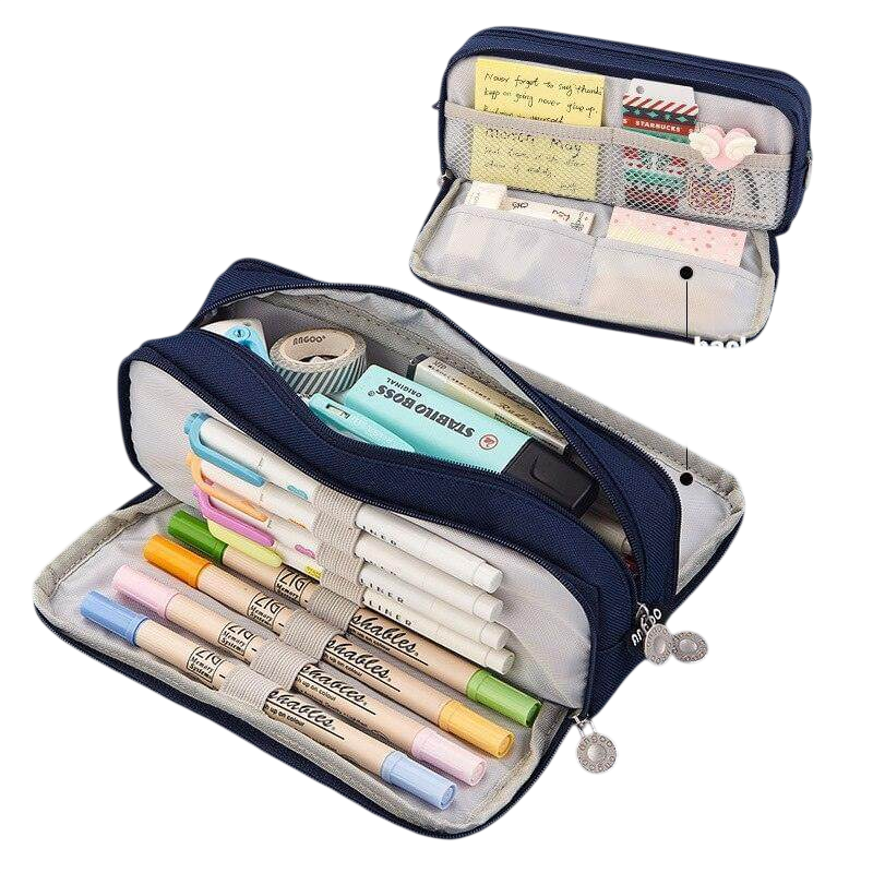 Trousse à double compartiment VacationGrabs pour une organisation facile