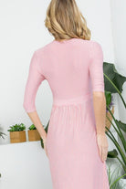 Women's Dresses Dusty Pink Surplus Pin Stripe Maxi Dress