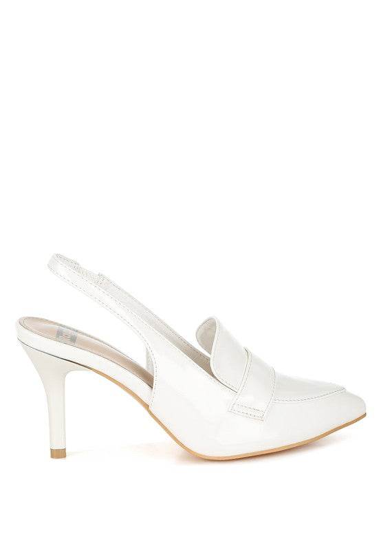 Voisin Slingback Loafer Sandals - VacationGrabs