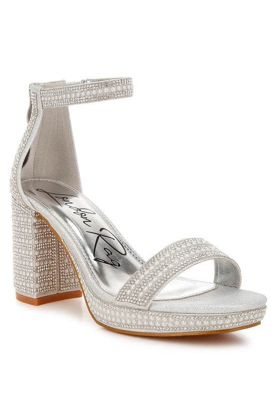 Mejuri Rhinestones And Pearl Embellished Sandals - VacationGrabs