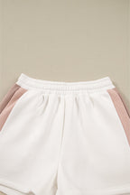 Colorblock Patchwork Top and Shorts Set