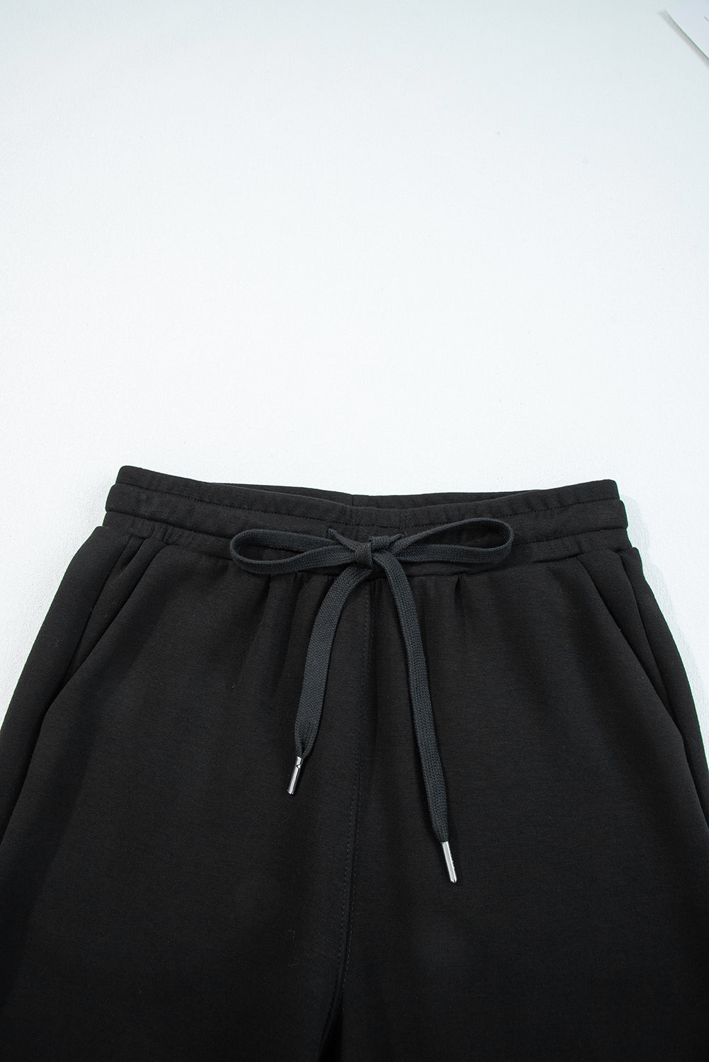 Ensemble pull col zippé et pantalon à cordon de serrage