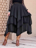 Women's Skirts Tasha Tiered Midi Skirt