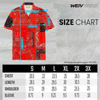 Mens Collared Print Button Down - VacationGrabs