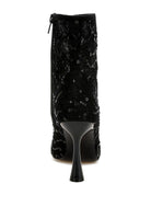 Women's Shoes - BootsSamia Sequin Lace Boots - VacationGrabs