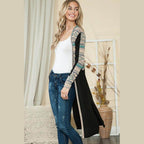 Mixed Tribal Maxi Cardigan Sweater - VacationGrabs