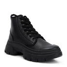 Roxane Chunky Lace Up Boots - VacationGrabs
