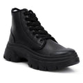 Roxane Chunky Lace Up Boots - VacationGrabs