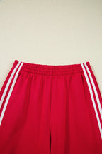 Varsity Stripe Crewneck Pullover & Sweatpants Set