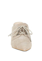 Miladi Suede Stiletto Mules - VacationGrabs