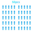 50 blue silicone tips for ear wax cleaner kit, hygienic use