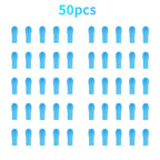 50 blue silicone tips for ear wax cleaner kit, hygienic use