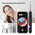 At-home ear wax cleaner kit with tools and smartphone camera