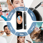Vacuum ear wax cleaner kit for safe ear hygiene and pets