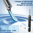 VacationGrabs ear wax cleaner kit with three silicon spoon shapes