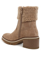 Women's Shoes - BootsWoolly Faux Fur & Embroidery Detail Boots - VacationGrabs