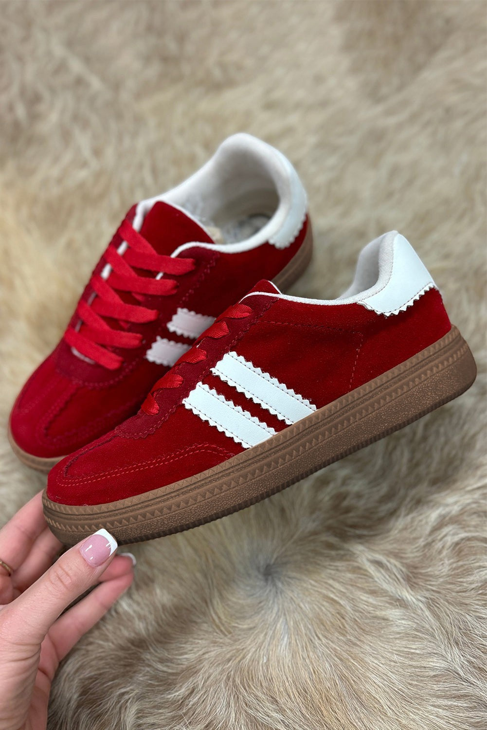Harper Lace Up Flat Shoes