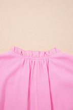 Milena Ruffle Short Sleeve PLUS Blouse