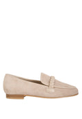 Echo Suede Leather Braided Detail Loafers