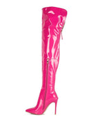Women's Shoes Eclectic Patent Pu Long Stiletto Boots