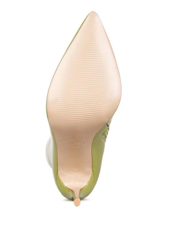 Women's Shoes Eclectic Patent Pu Long Stiletto Boots