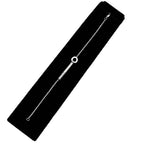 Elegant bar circle bracelet from VacationGrabs featuring a sleek design on a black display