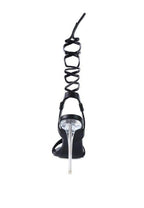 Rag Company elegant clear heel shoes with stylish lace-up design for a chic look