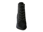 Rag Company elegant high heeled boots in black with lace-up design for a stylish look