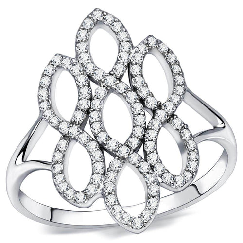 Stunning silver ring with sparkling stones, perfect as elegant vacation jewelry for women