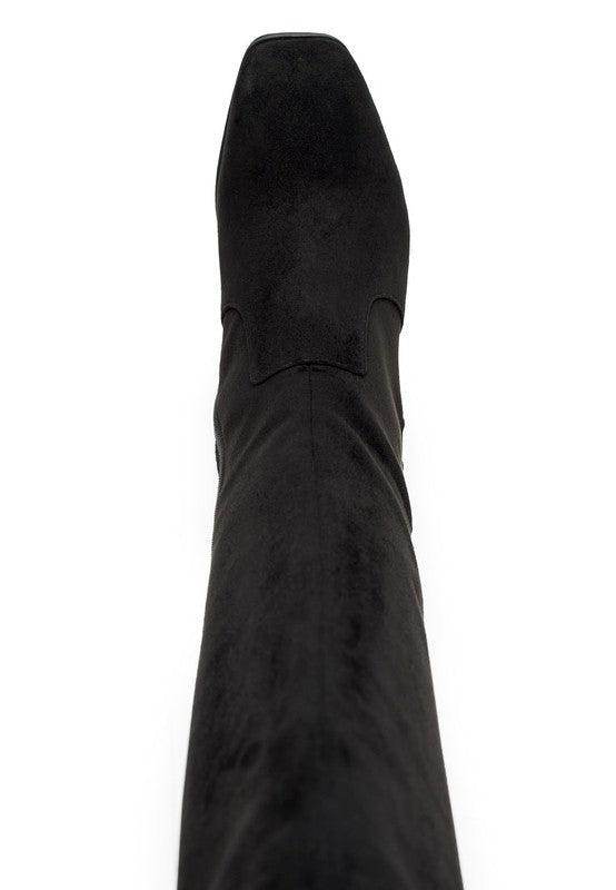 Elegant velvet boots from Rag Company with a sleek and stylish design for women's fashion
