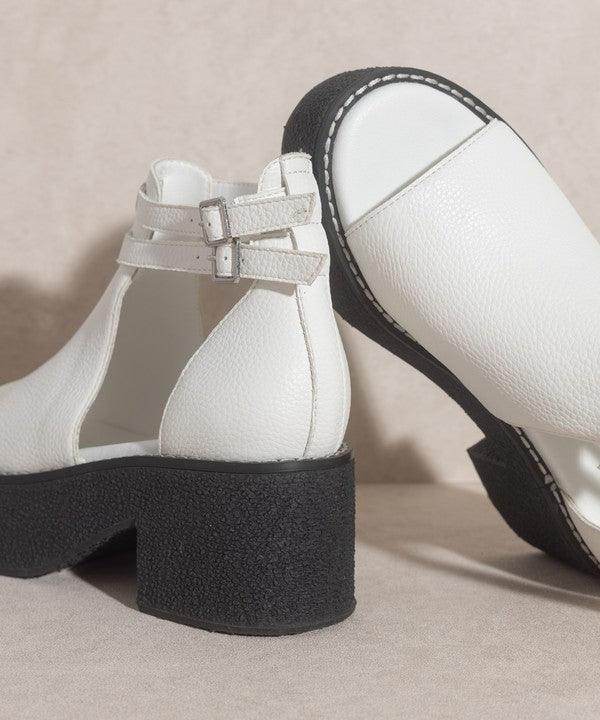 Womens Shoes Style No. Elizabeth - Platform Strapped Sandal - VacationGrabs