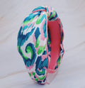 Ellison and Young island breeze headband, colorful fabric, stylish for summer