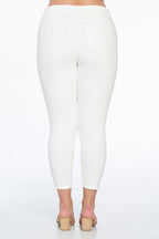 Mid Rise Destructed Ankle Skinny