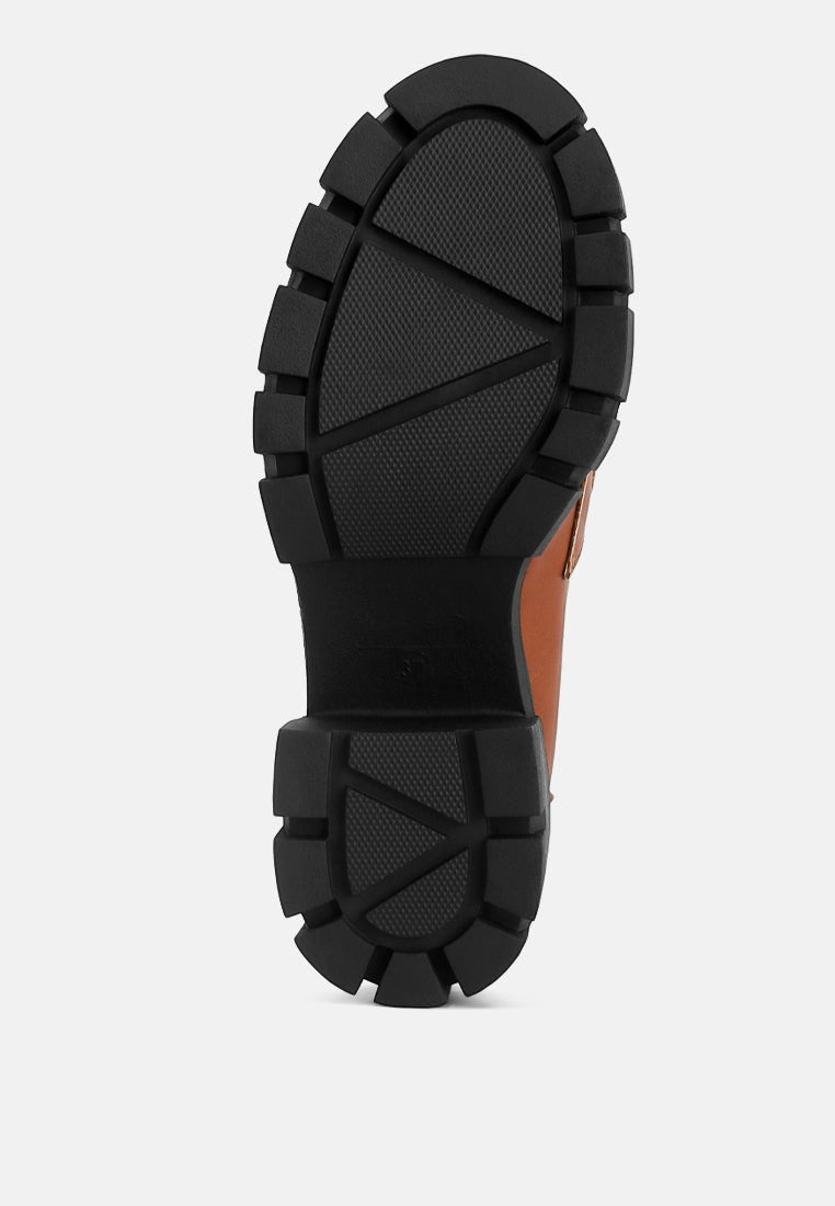 Evangeline Chunky Platform Loafers