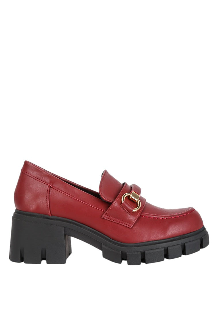 Evangeline Chunky Platform Loafers