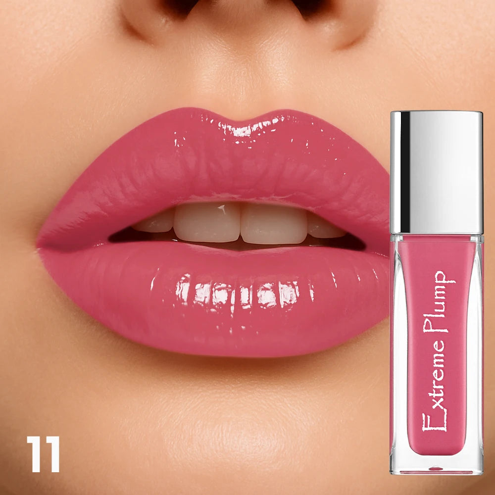 Extreme Plump lip gloss in pink for fuller, shinier lips