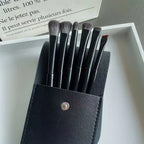 6-piece soft eye makeup brush set for eyeshadow eyeliner and brows (photo 1 of 5)