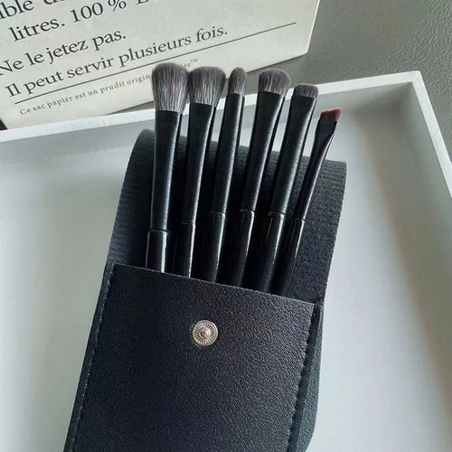 6-piece soft eye makeup brush set for eyeshadow eyeliner and brows (photo 1 of 5)