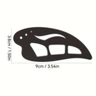 Black makeup applicator tool for precise eye primer makeup application