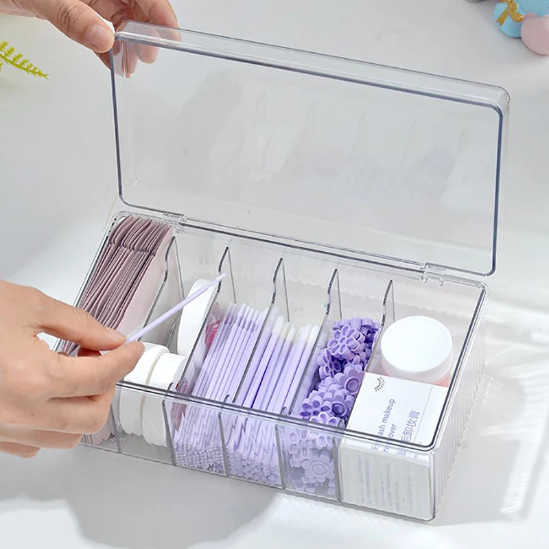large-capacity eyelash tool and tweezer storage box (photo 2 of 10)