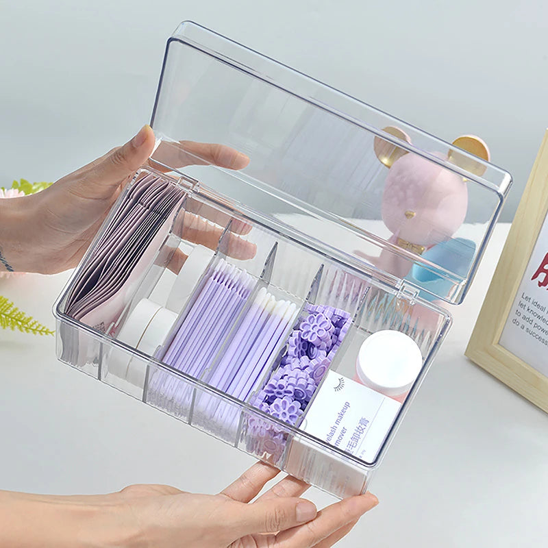 large-capacity eyelash tool and tweezer storage box (photo 6 of 10)