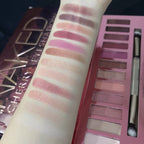 12-color eyeshadow palette with brown and pink shades (photo 2 of 7)